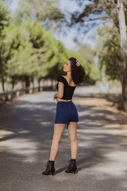Saia Jeans Curta
